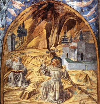 聖フランシスコの生涯の場面 場面 11 南の壁 ベノッツォ・ゴッツォーリ Oil Paintings